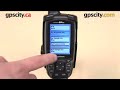Garmin GPSMAP 64 Series Display Settings with GPS City