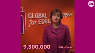 #GirlsCount | Alice Albright - 9,300,000