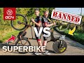 Can We Beat A Bike So Fast It Was Banned? | Lotus 110 Vs Modern Superbike