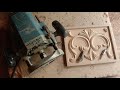 How to wood carving creative router skills and amazing design by MSF wood carving