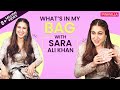 What's In My Bag With Sara Ali Khan | Fashion | Love Aaj Kal 2 | Pinkvilla