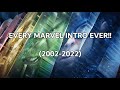 EVERY MARVEL INTRO (2002-2022) (Including Moon Knight, Morbius, and Multiverse of Madness Concepts)