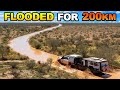 FLOODED & BOGGED! Do we get out? Once in a decade storm Floods Australia’s DRIEST town!