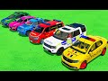 POLICE OF COLORS! TRANSPORTING DACIA, RANGE ROVER, VOLKSWAGEN POLICE CARS WITH MAN TRUCKS! FS22