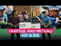 'Shabaash' Taapsee And Mithali Raj. Watch Them Play Cricket