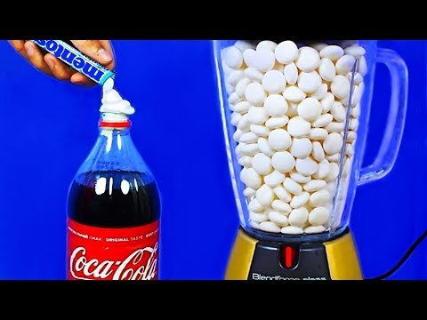 15 AWESOME COCA COLA AND MENTOS TRICKS!