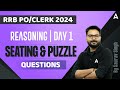 IBPS RRB PO/ Clerk 2024 l Seating Arrangement and Puzzle Reasoning Questions by Saurav Singh
