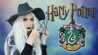 HARRY POTTER 💚 Slytherin Cadısı Hogwarts Makyajı | Sebile Ölmez