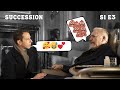 panic! at the stock market | SUCCESSION S1 E3 reaction