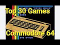 Top 30 games for the Commodore 64