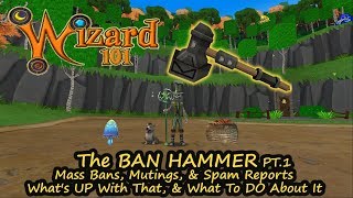 Wizard101 Banned? Muted? Spam Reported? Whats UP With That?!?