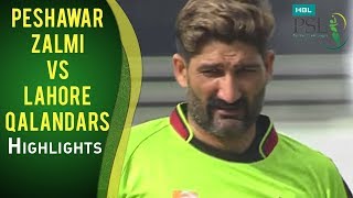 PSL 2017 Match 16: Peshawar Zalmi vs Lahore Qalandars Mini Highlights