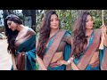 Rithu Manthra Hot Full Screen Edit Vertical Video | Big boss Malayalam Actress hot| Photoshoot saree