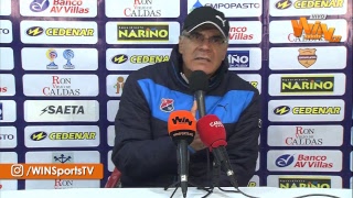 ¡Habla Juan José Peláez, tras la derrota 1-0 frente a Pasto!