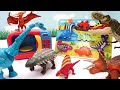 Lost Dinosaurs! Dinosaur Wooden Puzzle In Jurassic Park. T-Rex, Triceratops, Pteranodon Toys