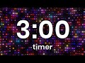 3 Minute Timer - with dance beat
