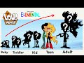 The Loud House Into Elemental Growing Up Compilation | Cartoon Wow
