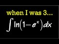 I couldn't do this integral when I was 3...