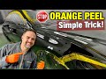 How to Paint a Car Without Orange Peel