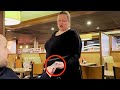 Tipping The Denny's Waitress $2000!!