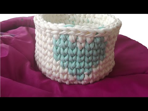 Мастер класс по вязанию корзин 30