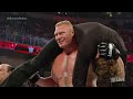 Seth Rollins vs Brock Lesnar WWE World Heavyweight Championship Match Raw, March 30, 2015