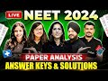 NEET 2024 Question Paper Discussion & Answer Keys in Pure English🔥🔥