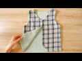 Have You Ever Seen The Way To Sew A Reversible Vest Easily Like This