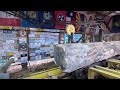 sawing northern white pine logs into 1x12s # 553
