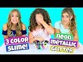 Download 3 Color Slime Challenge! New Colors * Neon, Metallic & Glitter! mp4 3gp mp3 videos - waplic