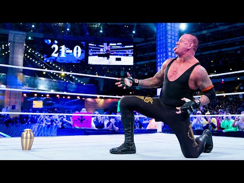 undertaker wrestlemania wwe streak undefeated legendary victoires
