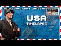 HOI4 - The Sleeping Giant wakes up - USA Timelapse