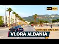 VLORA, ALBANIA ▶ DRIVING REAL TIME, SEZONI VEROR NE VLORE SHQIPERI, SUMMER SEASON【4K-HDR】