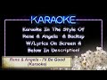 Rene & Angela  - I'll Be Good(Karaoke)