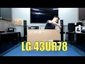 LG 2023 UR78 43" Unboxing, Setup, Test and Review with 4K HDR Demo Videos 43UR78