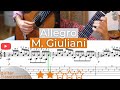Giuliani: Allegro Op. 50 No. 13 - Free Classical Guitar Sheet Music & Tips