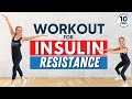 Workout for Insulin Resistance. Follow along workout (10 Minutes)