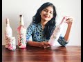 Basic Decoupage| Bottle Art| Indian Artist |decoupage on a Glass bottle| Up cycle