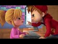 Alvin and Brittany SHOUTING each other 3 minutes and 50 seconds on Alvinnn and the chipmunk (Part 1)
