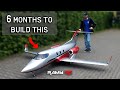 I spent 6 months building this scale RC Honda jet