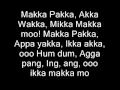 makka pakka song - lyrics video