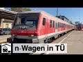 Bahnhof Tübingen: n-Wagen im Sondereinsatz (ex-Silberlinge)