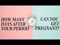 How Many Days After Your Period Can You Get Pregnant?