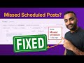 How to Fix Missed Scheduled Post Error on WordPress