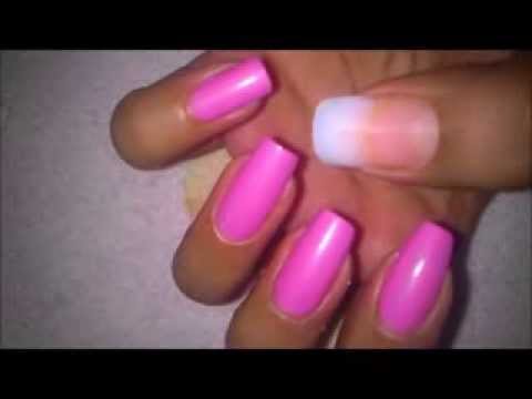 How To Make Fake Nails Out Of Tape 7 Steps With Pictures Gel Nails Curing Under A Uv Light