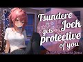 Tsundere Jock gets Protective of You [ASMR] [Roleplay] [Confession] (F4M)
