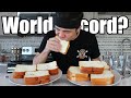 Peanut Butter & Jelly WORLD RECORD Challenge (1-Minute)