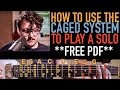 How to use the CAGED system to play a SOLO