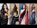 Leesha eclairs kanmani tamil tv serial actress hot saree dance dubs mix 2