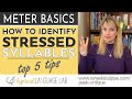 Top 5 Tips: How to Identify Stressed Syllables in English Words | Writing Rhyme & Meter for Children